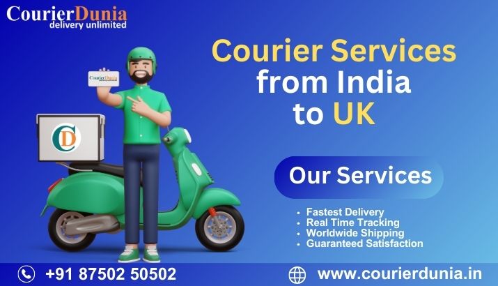 Courier Services from India to UK