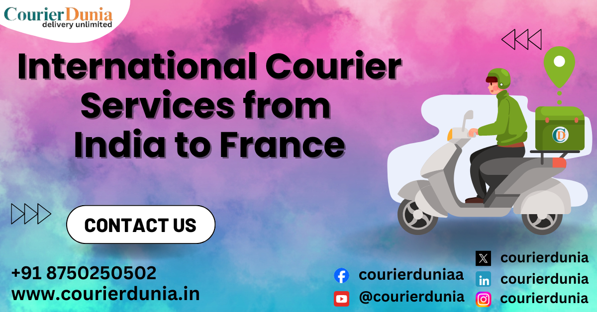 Courier Charges from India to France