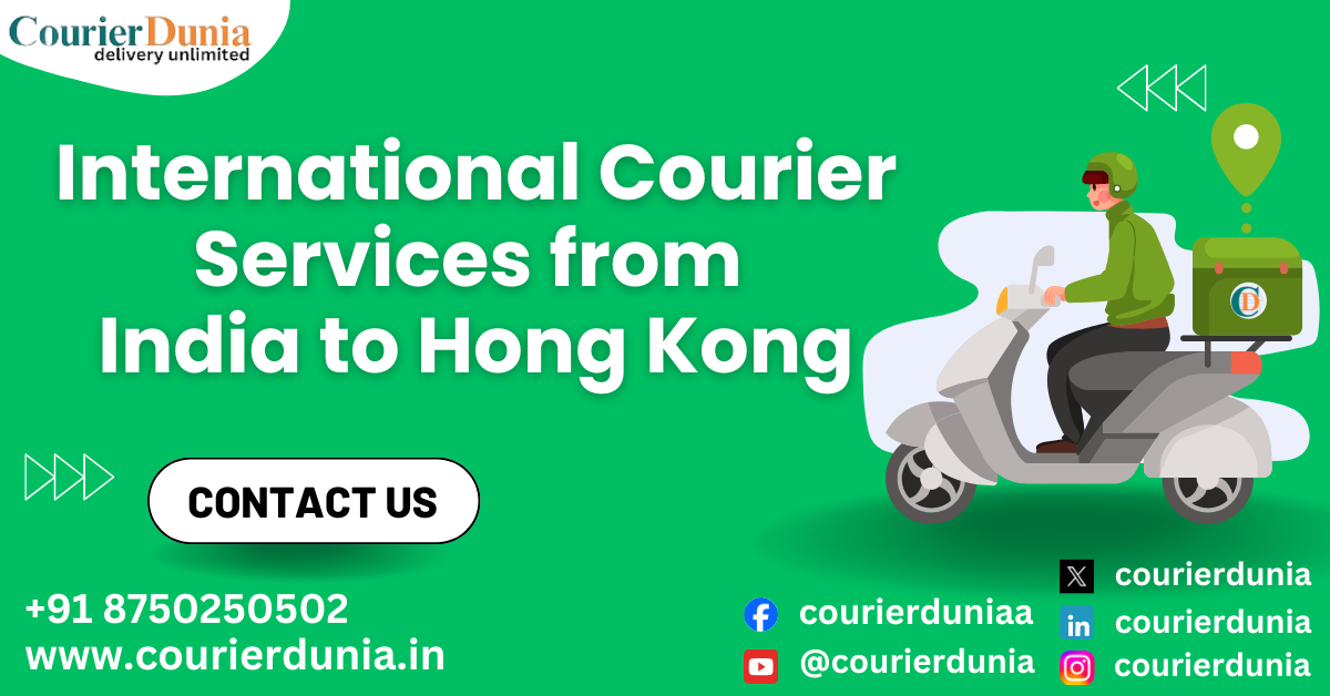 Courier Charges from India to Hong Kong