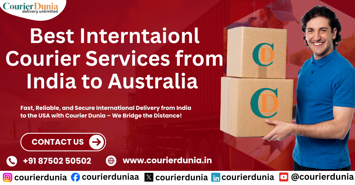 Courier Charges from India to Australia
