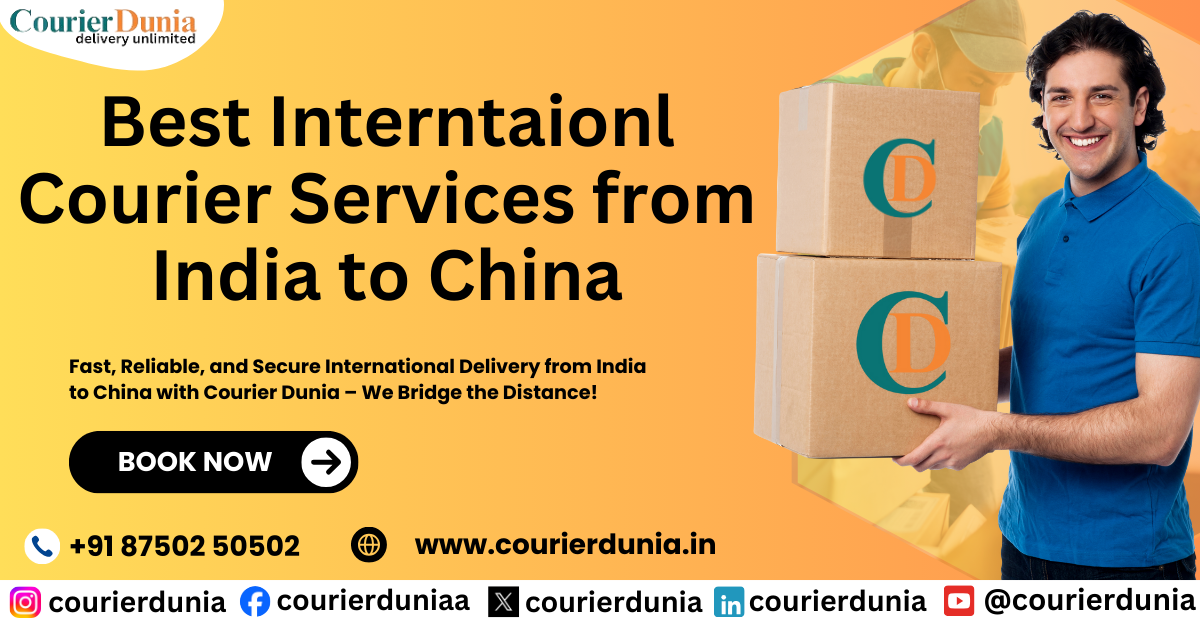 Courier Charges from India to China