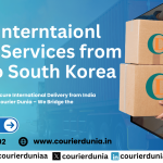 Courier Charges from India to South Korea