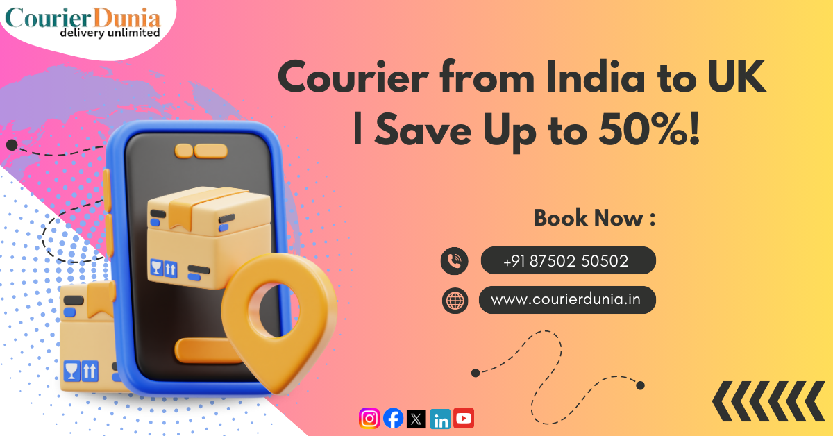 Courier from India to UK