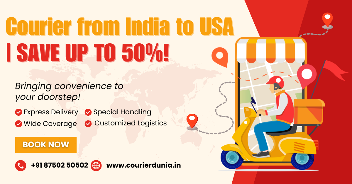 Courier Charges from India to USA