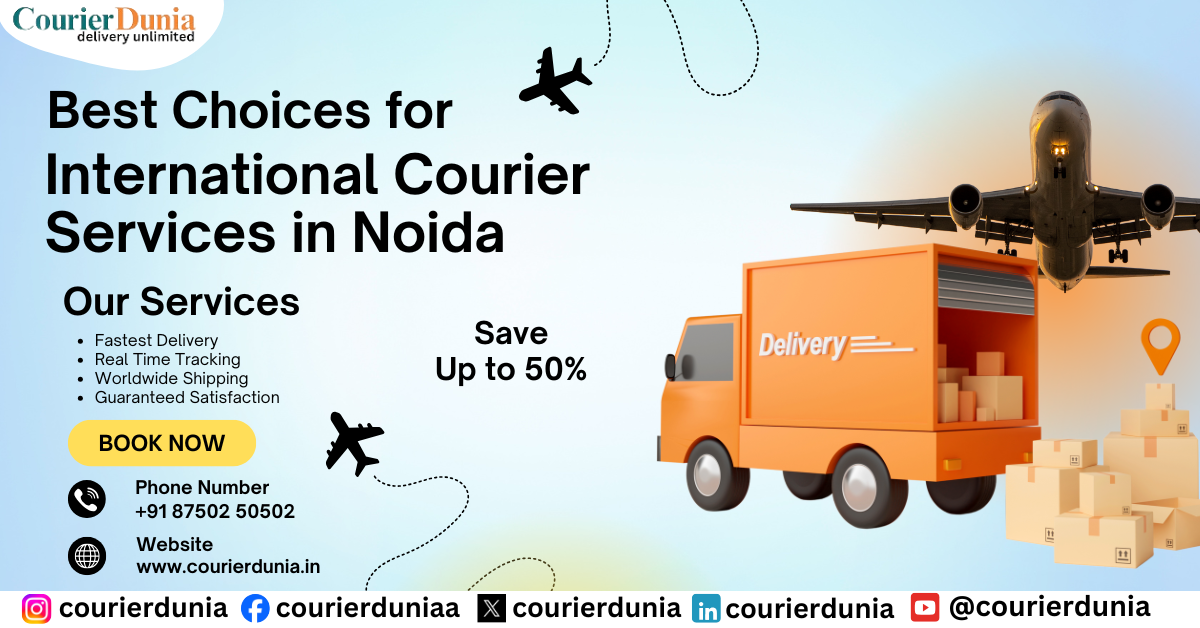 International Courier Services in Noida
