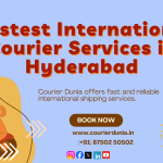 What are the Fastest International Courier Services in Hyderabad?