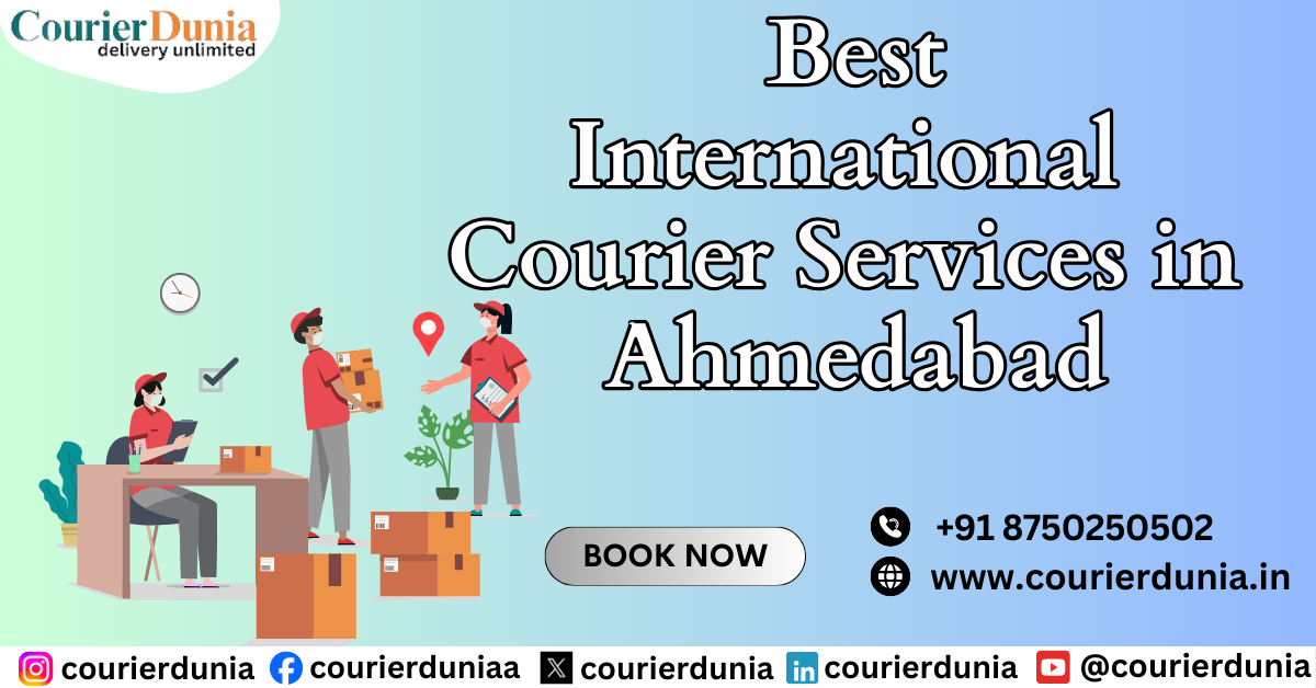 International Courier Services in Ahmedabad