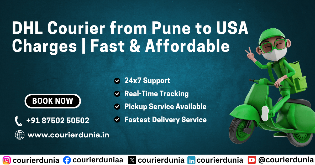 DHL Courier from Pune to USA Charges