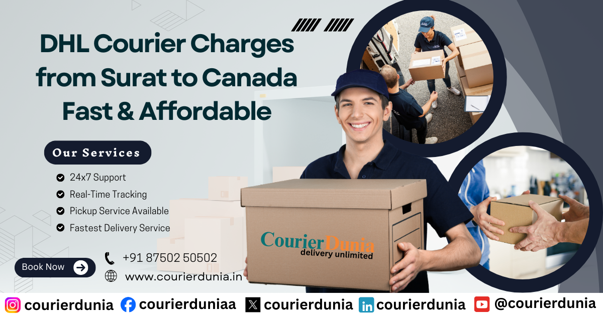 DHL Courier from Surat to Canada
