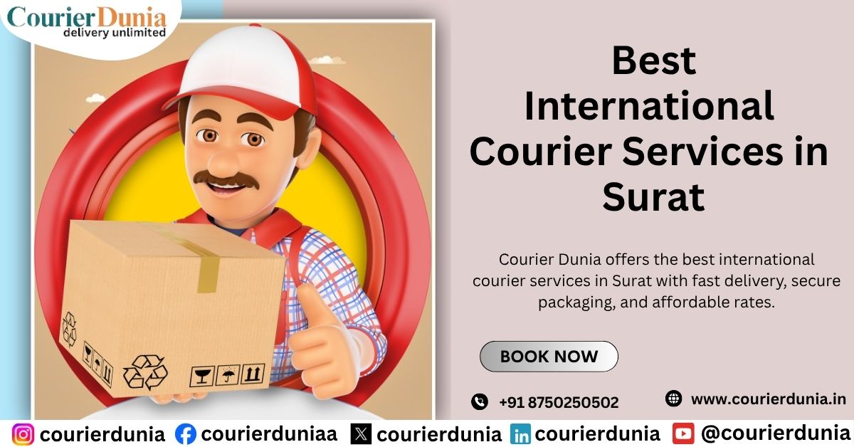 internationaol courier services in surat