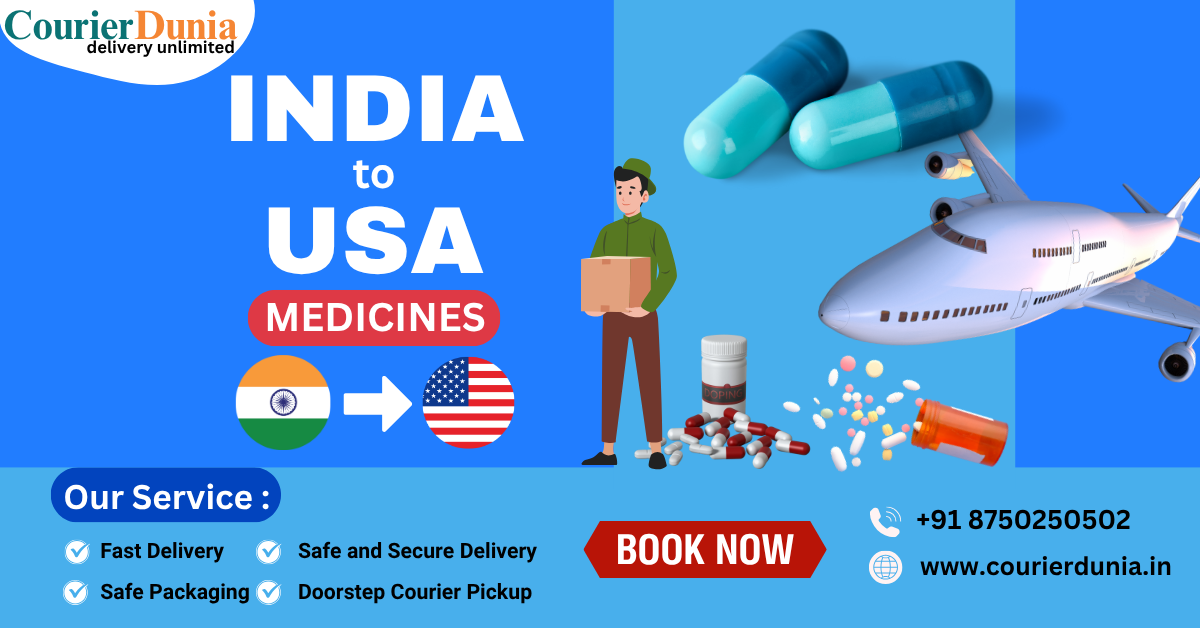 Medicine Courier from India to USA
