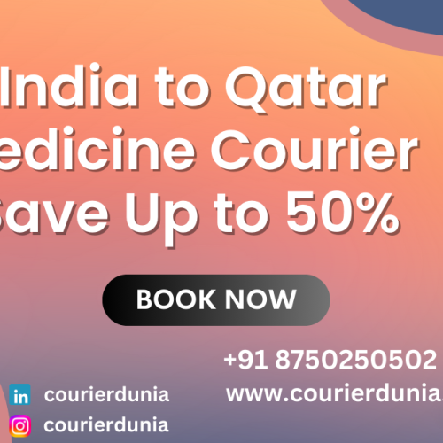 How do I Send India to Qatar Medicines Courier