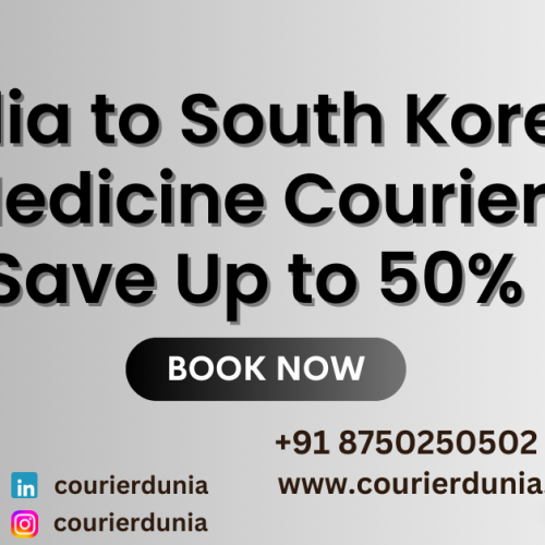 How do I Send India to South Korea Medicines Courier