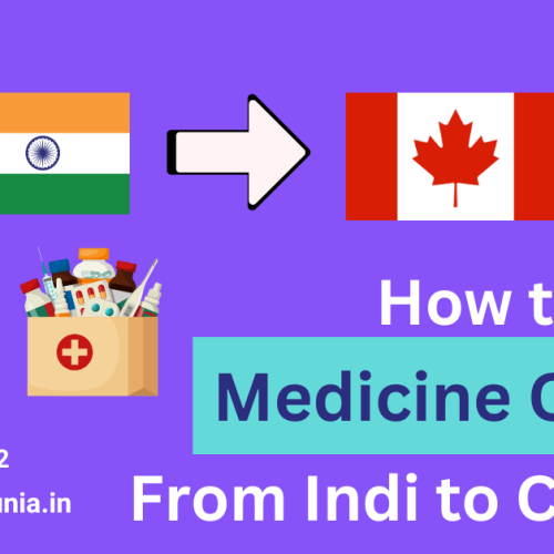 Medicine Courier Service from India to Canada